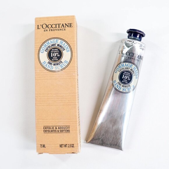 L'Occitane 10% Shea Butter One Minute Hand Scrub 2.5oz New in Box